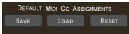 M-AUDIO LATIGO - Assignations par défaut des CC MIDI - 1