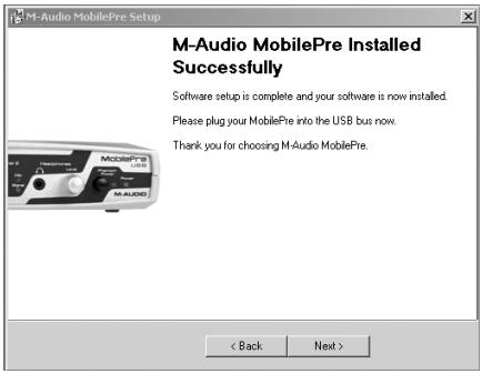 M-AUDIO MOBILEPRE USB - Windows 2000 - 4