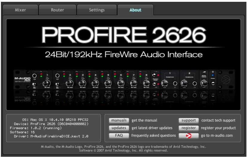 M-AUDIO PF2626 - Mode a/d: - 1