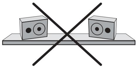 M-AUDIO STUDIOPHILE BX5 - Placement des moniteurs BX5 - 3