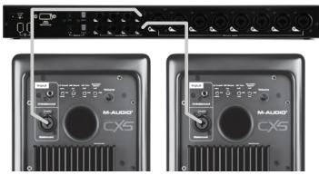 M-AUDIO STUDIOPHILE CX5 - Diagramme de connexion - 1