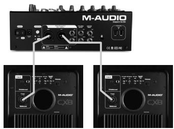 M-AUDIO STUDIOPHILE CX8 - Diagramme de connexion - 2