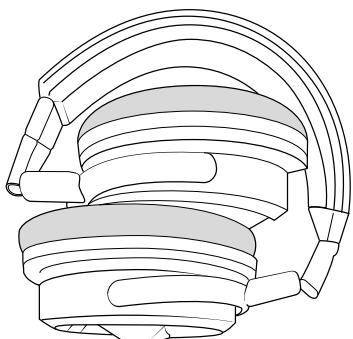M-AUDIO STUDIOPHILE Q40 - Plier le casque - 2