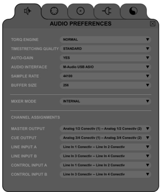 M-AUDIO TORQ 1.5 - PREFERENCES - 2