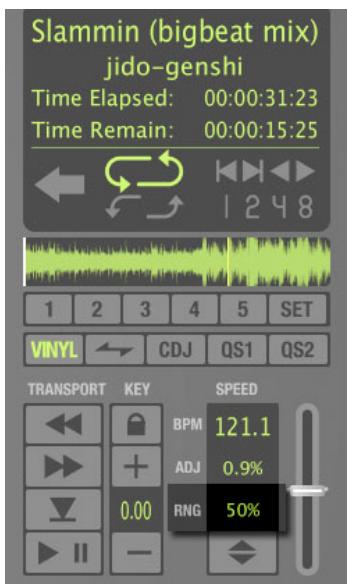 M-AUDIO TORQ 1.5 - Curseur de vitesse (SPEED) - 2