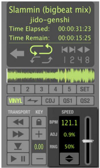 M-AUDIO TORQ 1.5 - Curseur de vitesse (SPEED) - 1