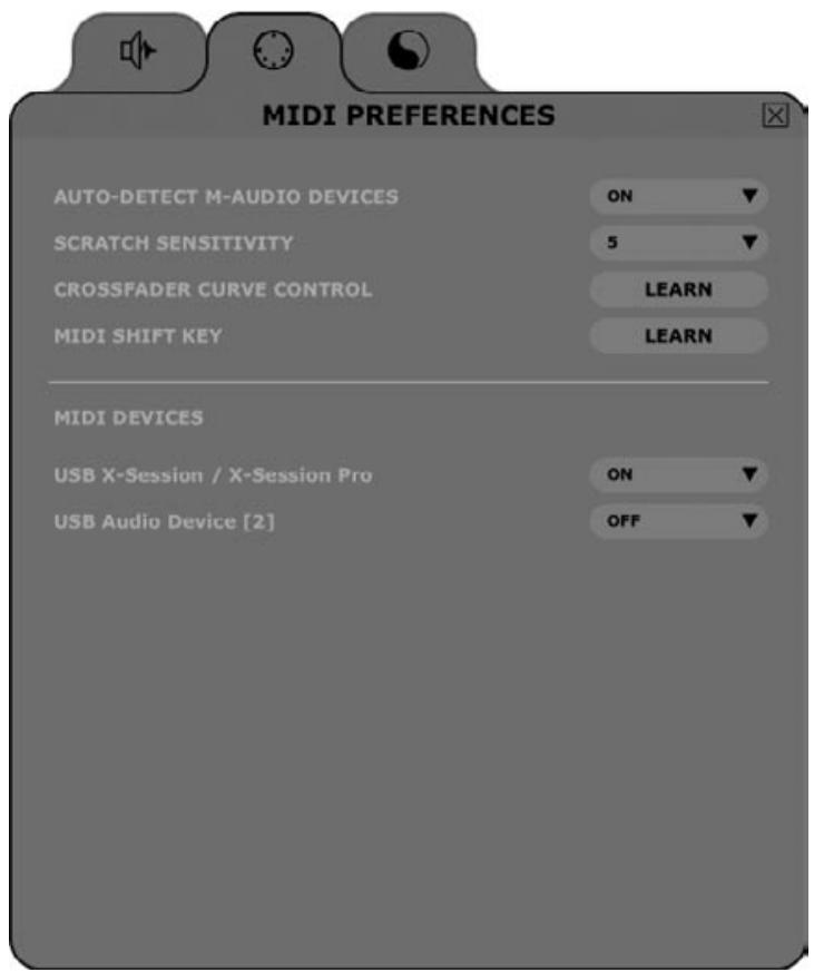 M-AUDIO TORQ LE - Onglet MIDI - 1