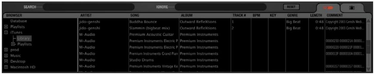M-AUDIO TORQ MIXLAB - Bibliothèque - 1
