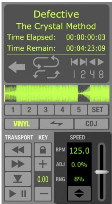 M-AUDIO TORQ MIXLAB - Curseur de vitesse (SPEED) - 1