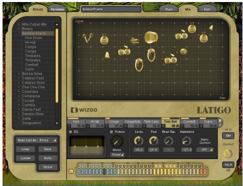 M-AUDIO WIZOO LATIGO - Mixer les pistes - 1