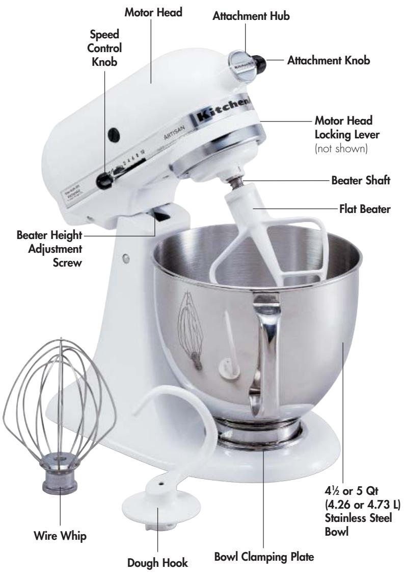 KITCHENAID KSM152 - TILT-HEAD STAND MIXER FEATURES - 1