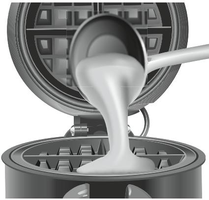 KITCHENAID 5KWB100EER,  5KWB100EPM,  KWB100EAC,  KWB100EOE - Fonctionnement du gaufrier - 6