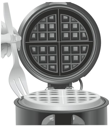 KITCHENAID 5KWB100EPM - Fonctionnement du gaufrier - 9