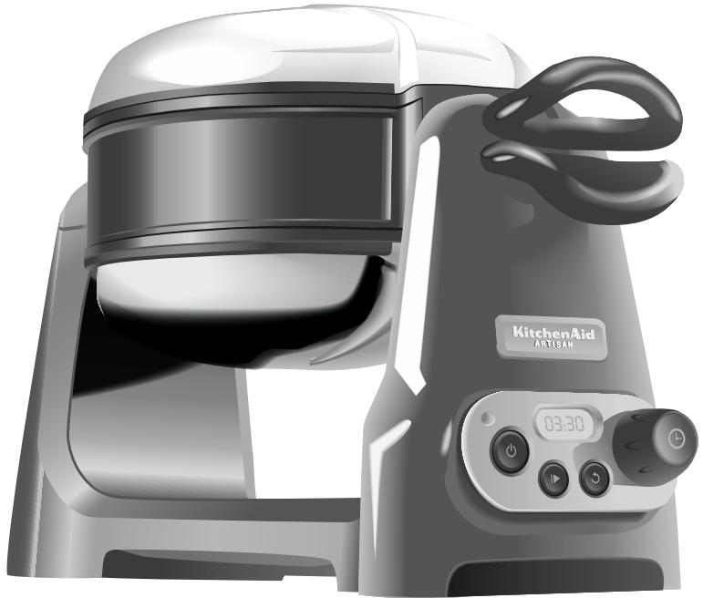 KITCHENAID 5KWB100EPM - Caracteristiques du gaufrier - 1
