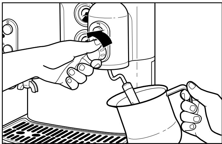 KITCHENAID 5KES2102 EMS,  5KES2102 EAC ARTISAN - Faire mousseur du lait à la vapeur - 2