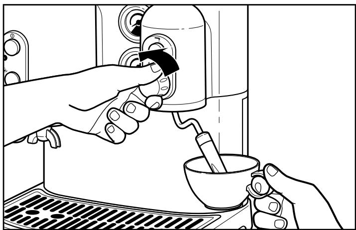 KITCHENAID 5KES2102 EMS,  5KES2102 EAC ARTISAN - Faire mousseur du lait à la vapeur - 1