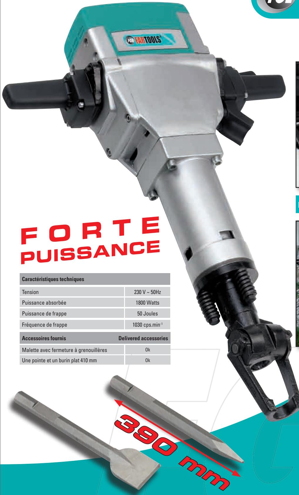 FARTOOLS DB 1800 - MARTEAU DEMOLISSEUR - 1