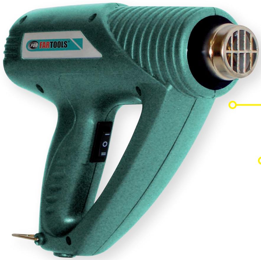FARTOOLS HGGW 1500C - allures de chauffe - 2