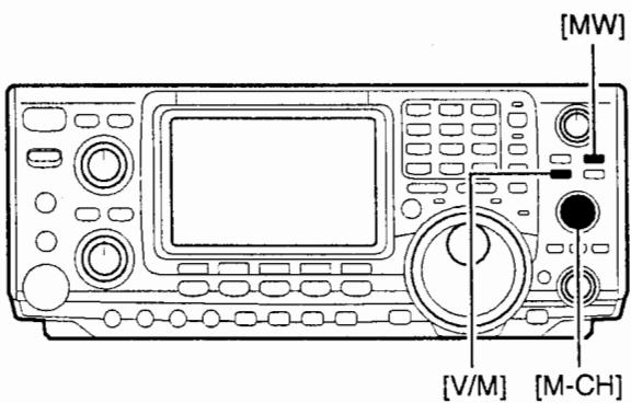 ICOM IC-7400 - Effacement d'un canal mémoire - 1
