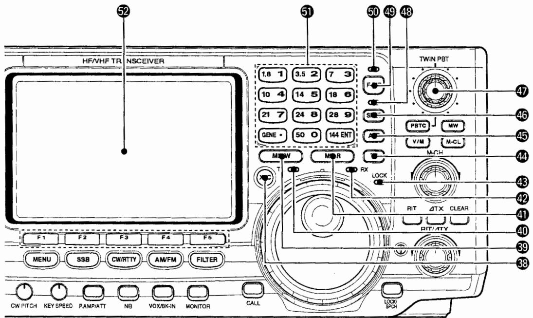 ICOM IC-7400 - TOUCHE d'effacement de PBT [PBTC] (p. 51) - 1