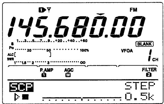 ICOM IC-7400 - Bande scope simple - 2