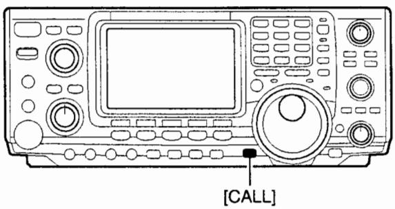 ICOM IC-7400 - Sélection du canal d'essai - 1