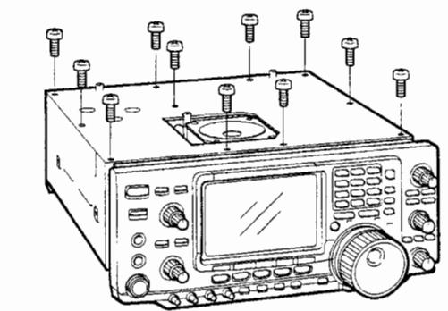 ICOM IC-7400 - Remplacement d'un fusible - 2