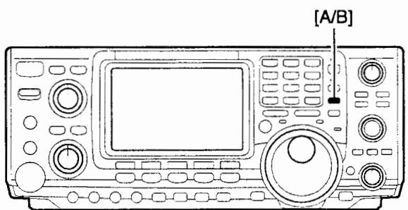 ICOM IC-7400 - Choix du VFO a ou b - 1