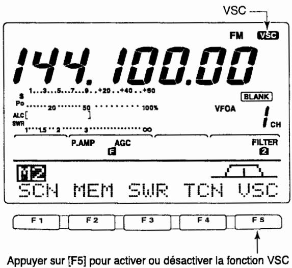 ICOM IC-7400 - Paramétrage du balayage - 1