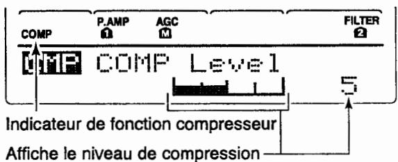 ICOM IC-7400 - Largeur de filtré en émission (SSB uniquement) - 1