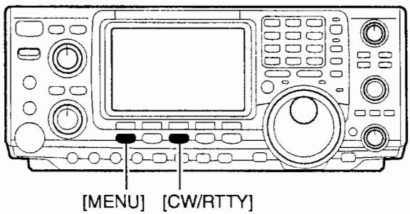 ICOM IC-7400 - Fonctions RTTY - 1