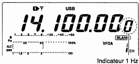 ICOM IC-7400 - Sélection du pas 1 hz - 2