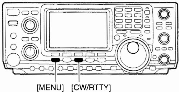 ICOM IC-7400 - Fonctions du keyer électronique - 1