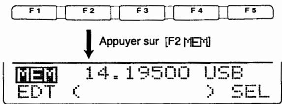 ICOM IC-7400 - Attribution de nom de mémoire - 3