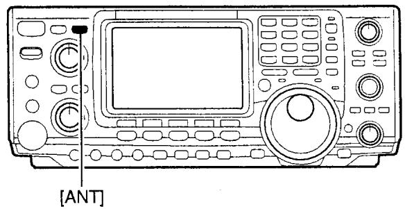 ICOM IC-7400 - Connexion et sélection de l'antenne - 1