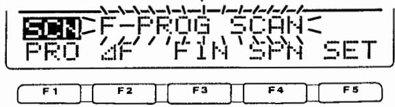 ICOM IC-7400 - Balayage programme et balayage programme fin (mode VFO) - 6