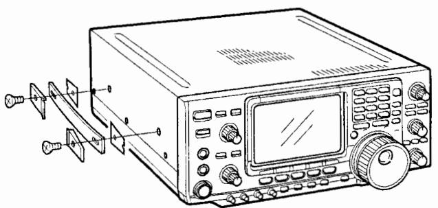 ICOM IC-7400 - Ouverture du boîtier de l'émetteur-récepteur - 1