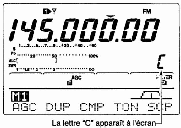 ICOM IC-7400 - Sélection du canal d'essai - 2