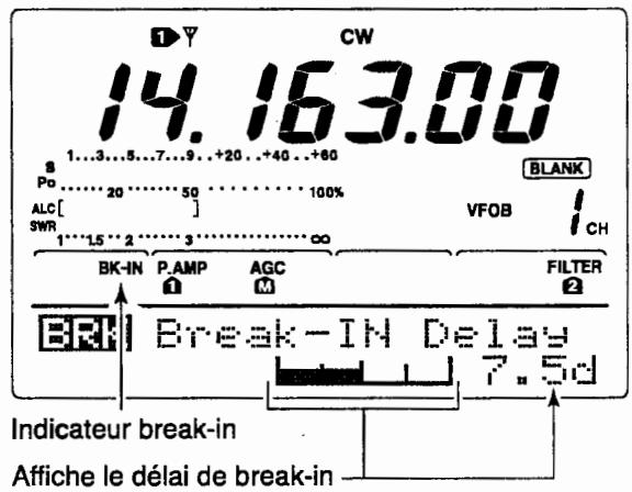 ICOM IC-7400 - Fonction break-in - 4