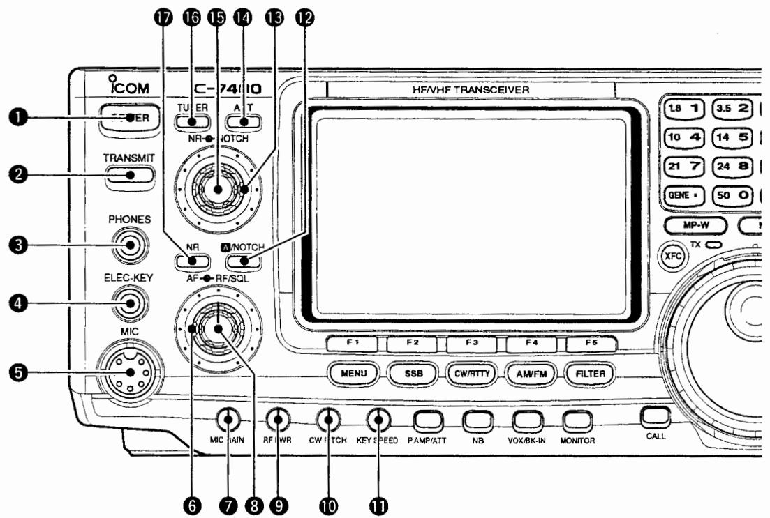 ICOM IC-7400 - Face avant - 1