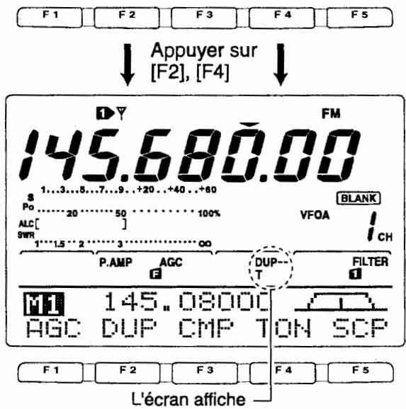 ICOM IC-7400 - Utilisation d'un relais - 2