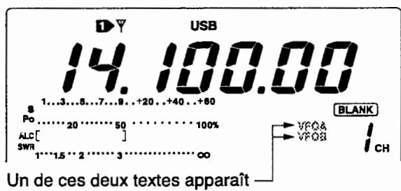 ICOM IC-7400 - Choix du VFO a ou b - 2