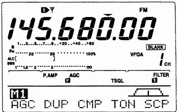 ICOM IC-7400 - Fréquences des tonalités de silencieux disponibles - 1