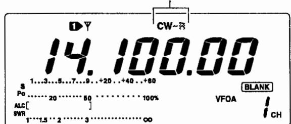 ICOM IC-7400 - Mode CW - 2