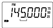 ICOM IC-Q7E - Réglage d'une fréquence - 2