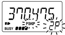 ICOM IC-Q7E - Programmation d'une fréquence de saut - 1