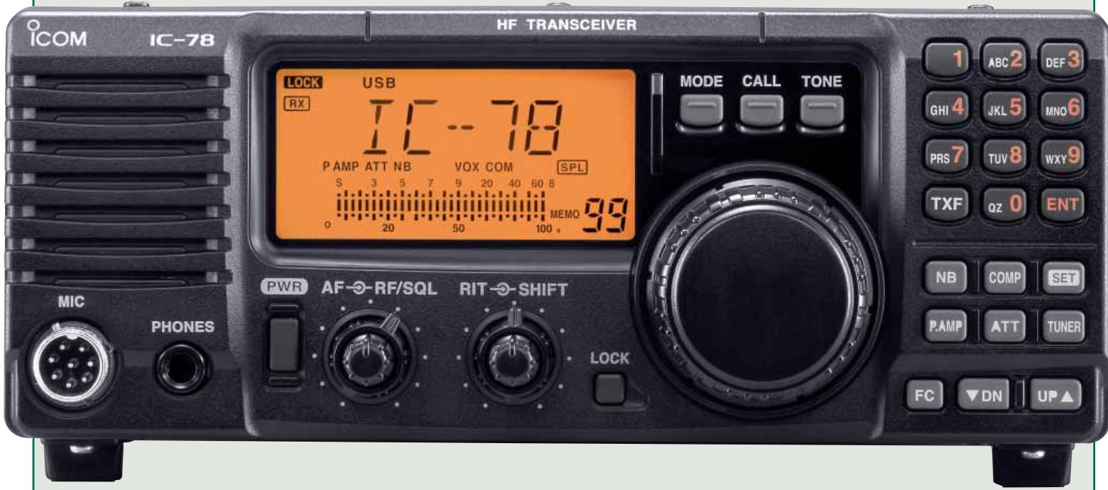 ICOM IC-78 - Transmissions de données - 1