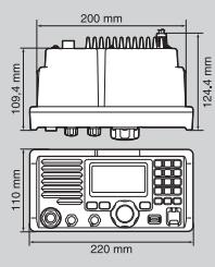 ICOM IC-GM651 - Accessoires fournis : - 1