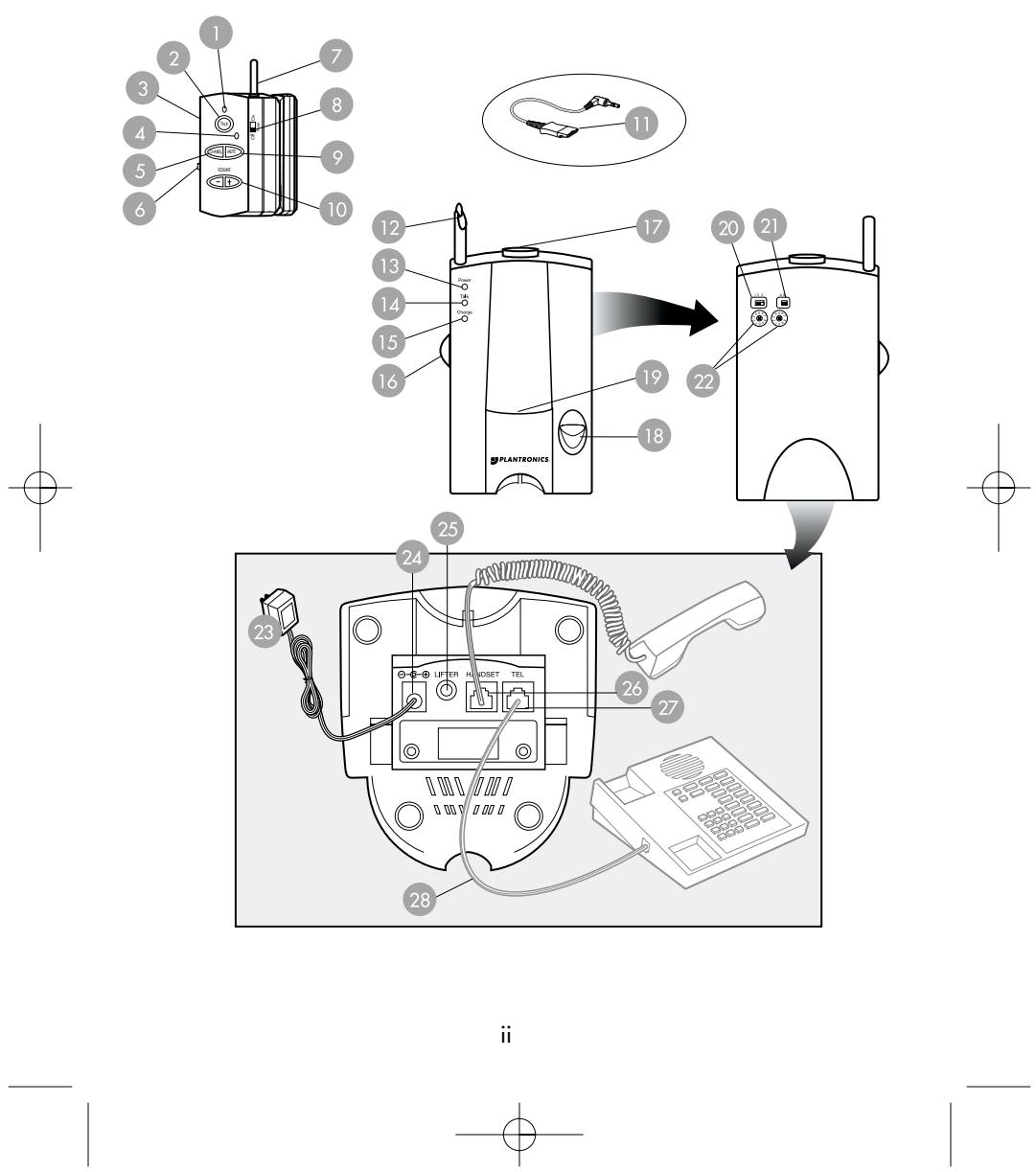 PLANTRONICS CA10 - DIAGRAM - 1