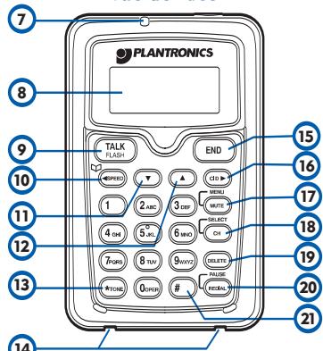 PLANTRONICS CT11 / CT12 - Pour les produits cellulaires Plantronics - 6